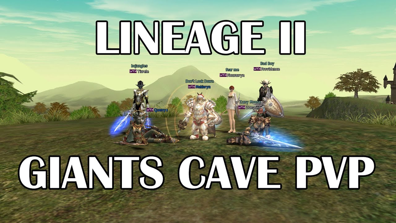 Lineage 2 Classic PVP - Classic old school Giants Cave PVP for the TRUE player!