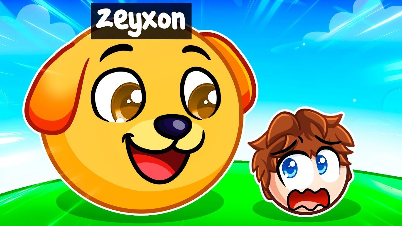 Sono DIVENTATO un CANE su Roblox BALL EATING SIMULATOR!