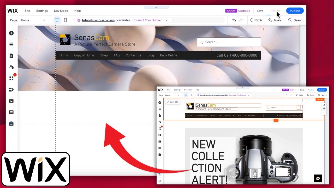 How to Add Background Video Behind Header on WIX | Add Custom Video to WIX Header!  2026 (WIX Guide)