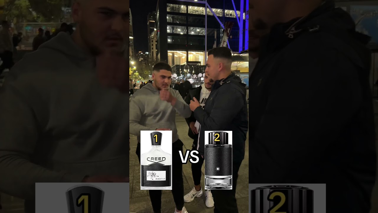 Creed Aventus vs Mont Blanc Explorer #shorts #fragrances #mensfragrance
