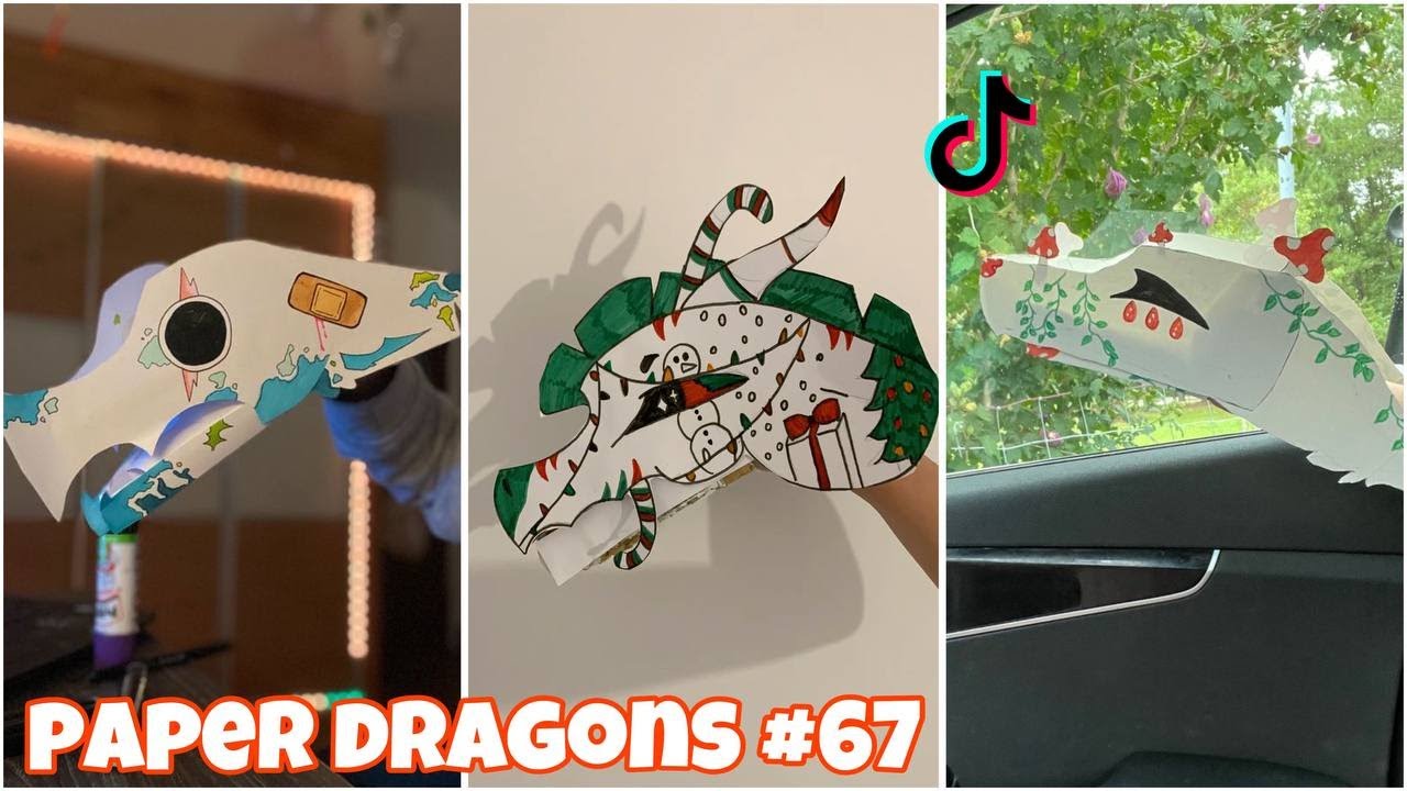 Dragon Puppet TikToks - Paper Dragon TikTok Compilation #67