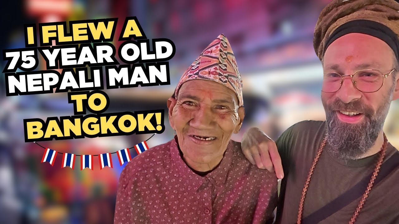 I took an elderly Nepali man to Bangkok Thailand. We explored the nightlife on Kaosan Road! #lalaji
