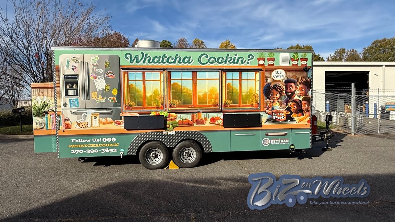 20FT Concession Food Trailer with Bathroom – Model BOW2087
