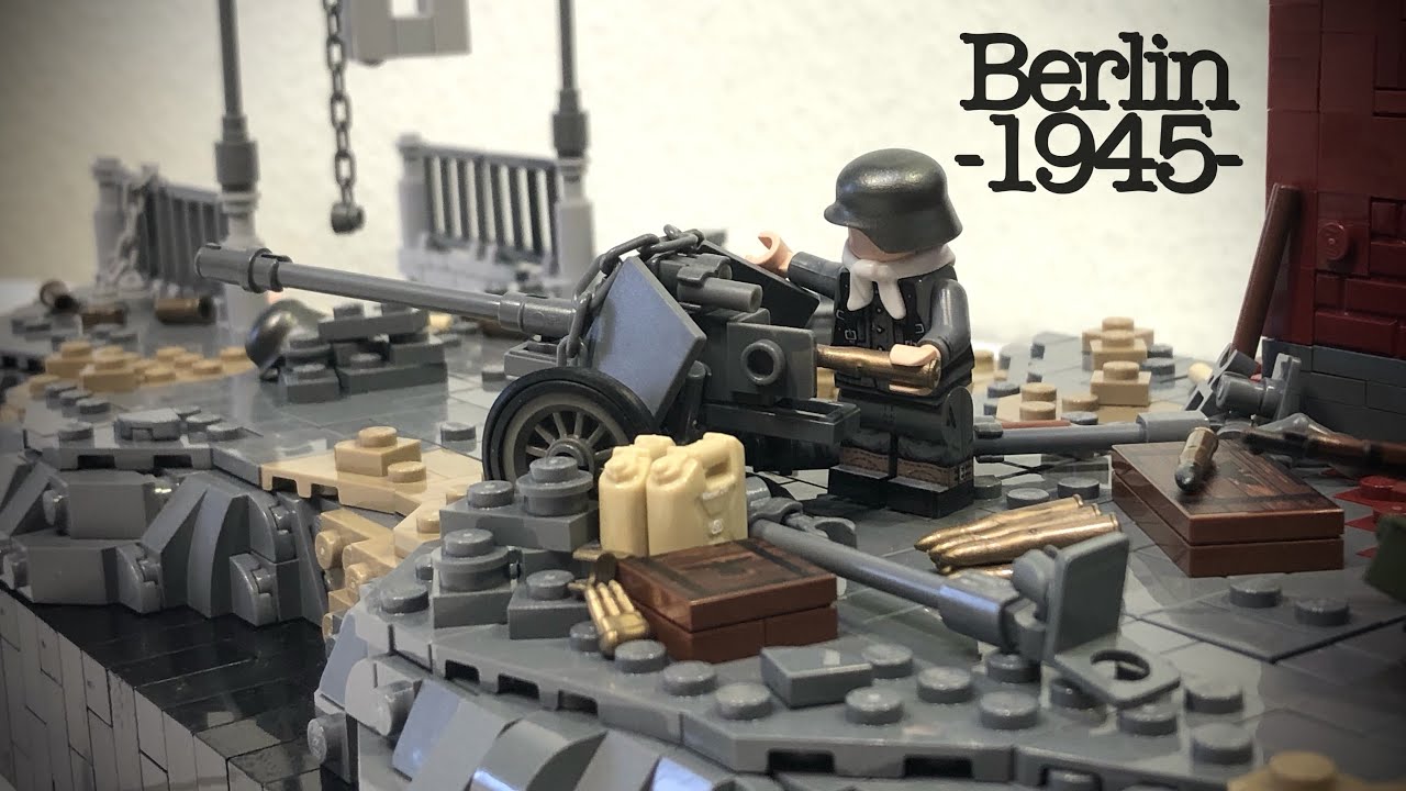 Building a LEGO WW2 Battle of Berlin MOC in 8 minutes! TIMELAPSE Speed Build