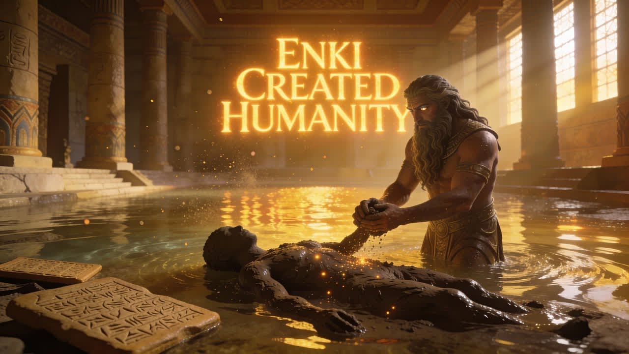 Enki Ea God of Creation - Sumerian Mesopotamian Mythology Explained - | Abzu Waters