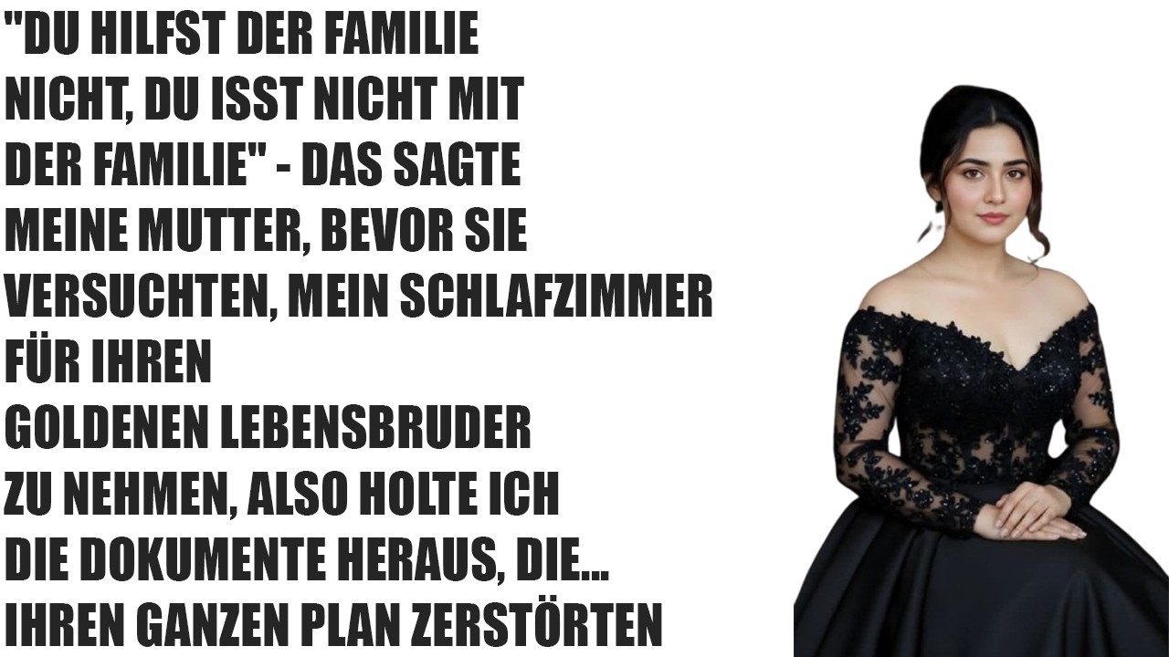 „Kein Essen ohne Hilfe“, sagte Mom – dann nahmen sie mir alles