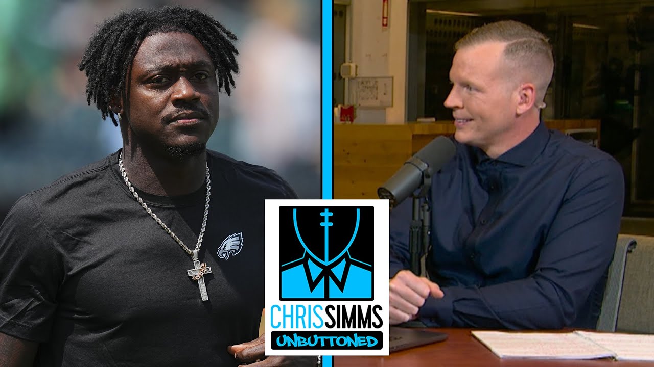 A.J. Brown's absence will impact Eagles vs. Falcons matchup | Chris Simms Unbuttoned | NFL on NBC
