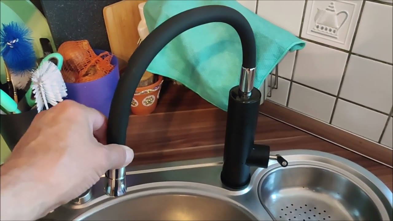 Wasserhahn mit Durchlauferhitzer von Amazone --- Test / Realitäts-Check