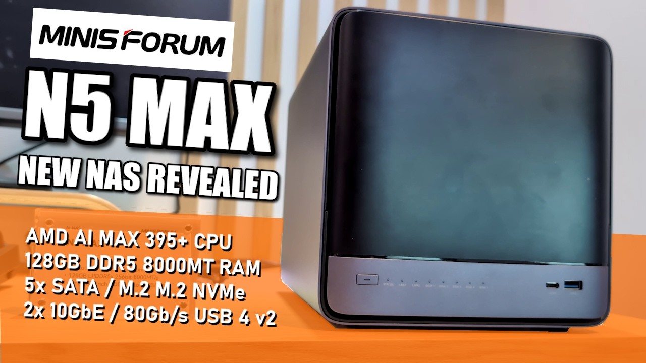 NEW Minisforum N5 Max NAS Revealed
