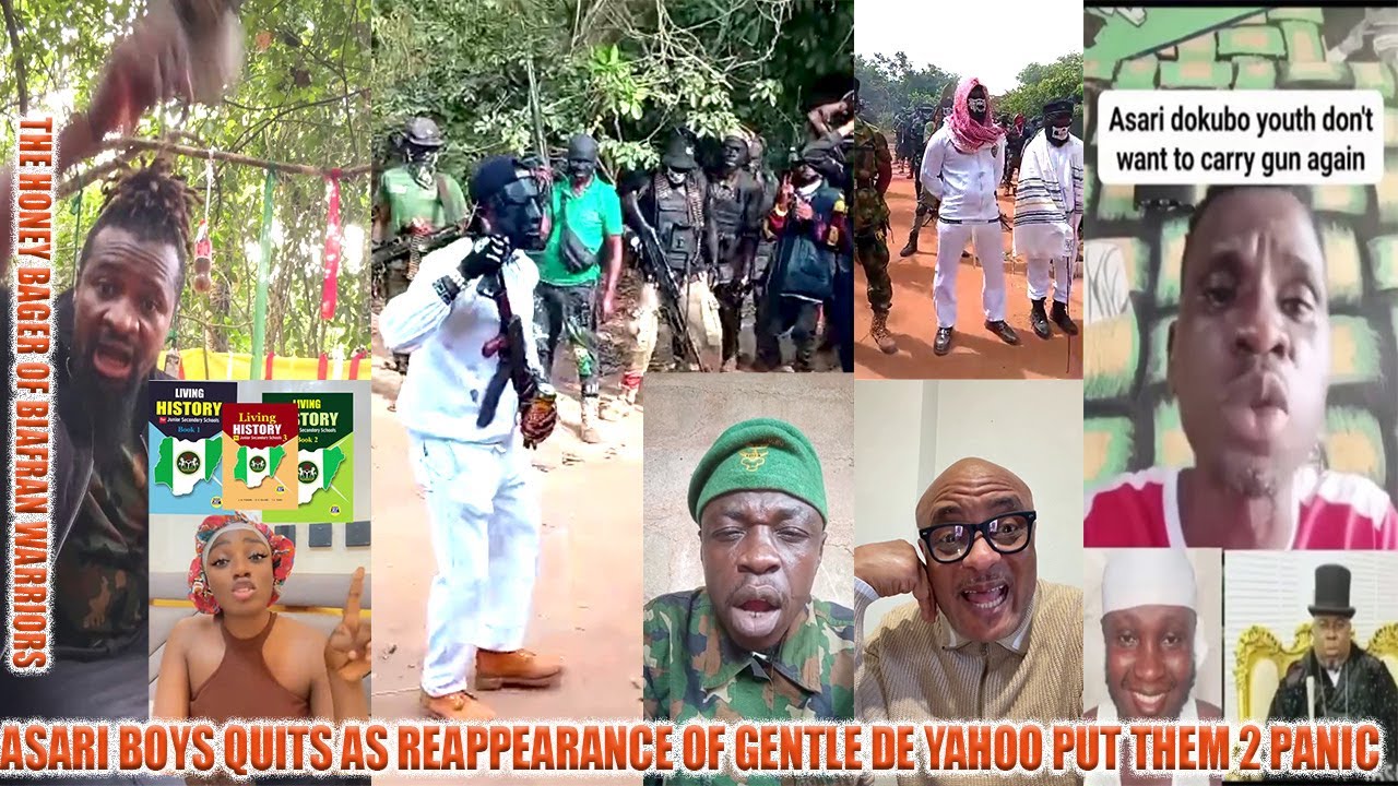 PANIC IN ASARI BOYS CAMP AS THEY ARE QUITTING 4RM FI&HTING GENTLE D YAHOO & BIAFRAN DEFENCE FORCES.