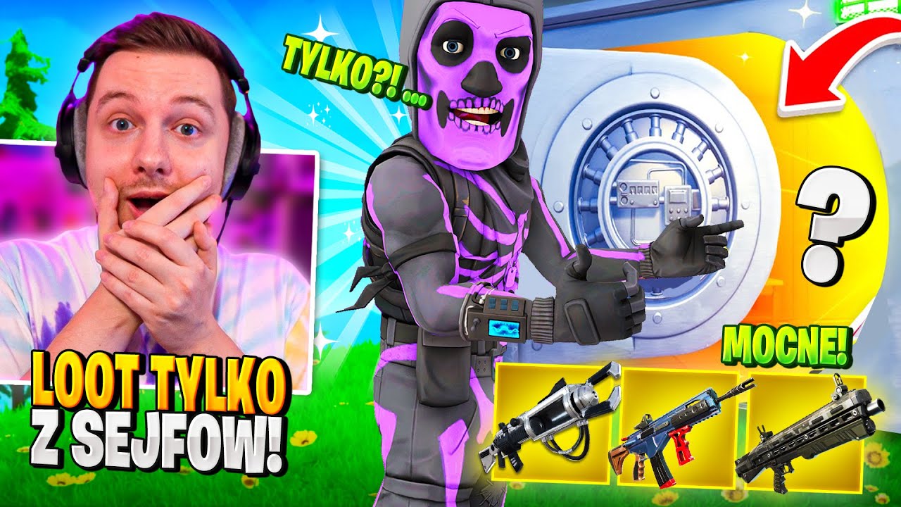 Tylko SEKRETNE SEJFY challenge w Fortnite! 🔒 (ROZDZIAŁ 3!)