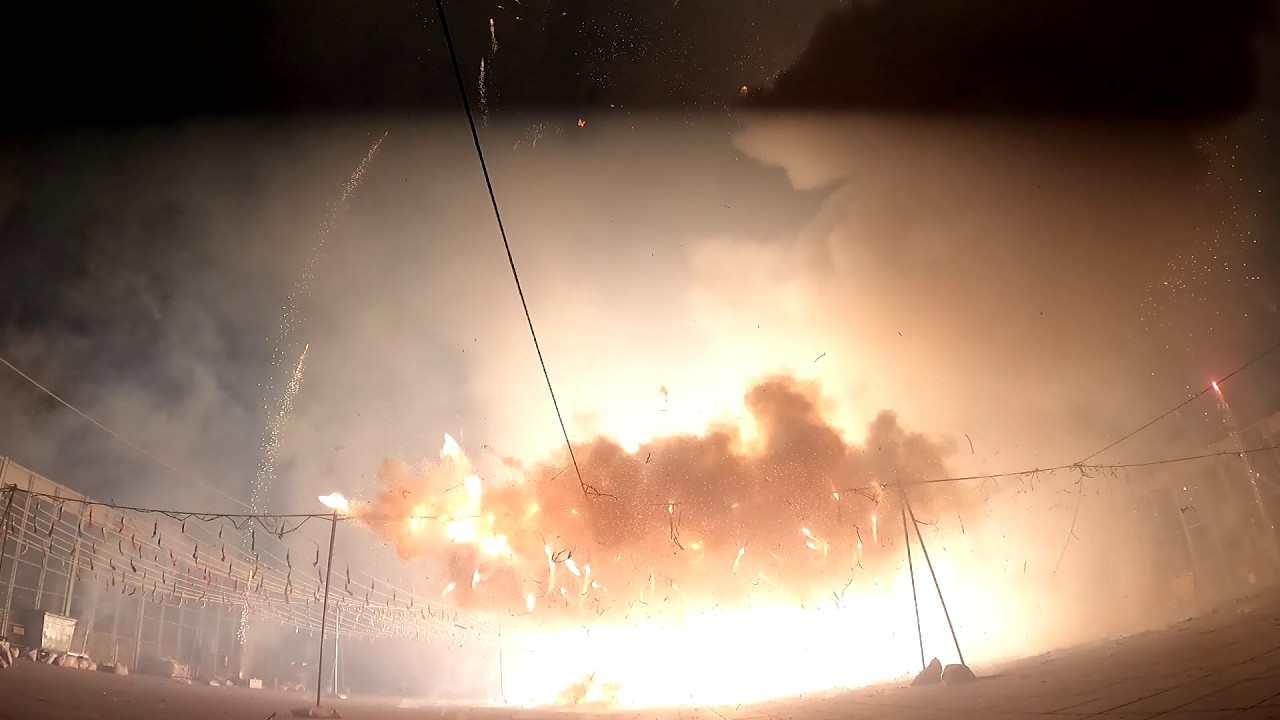 Mascletá Nocturna 3 camaras de visión, Fallas 2026 PIROTECNIA TAMARIT