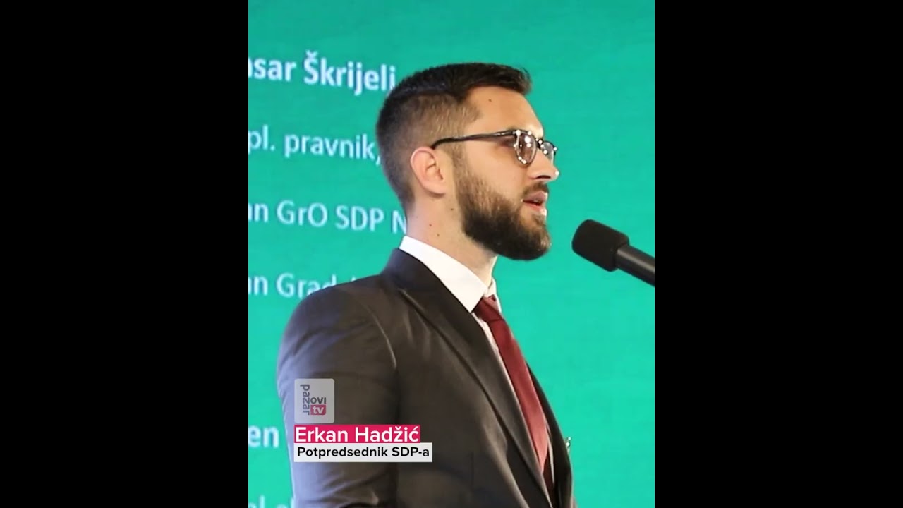 Erkan Hadžić - Dio SDP kongresa - Kompletan video pogledajte na YT kanalu (RTV&nbsp;Novi&nbsp;Pazar)