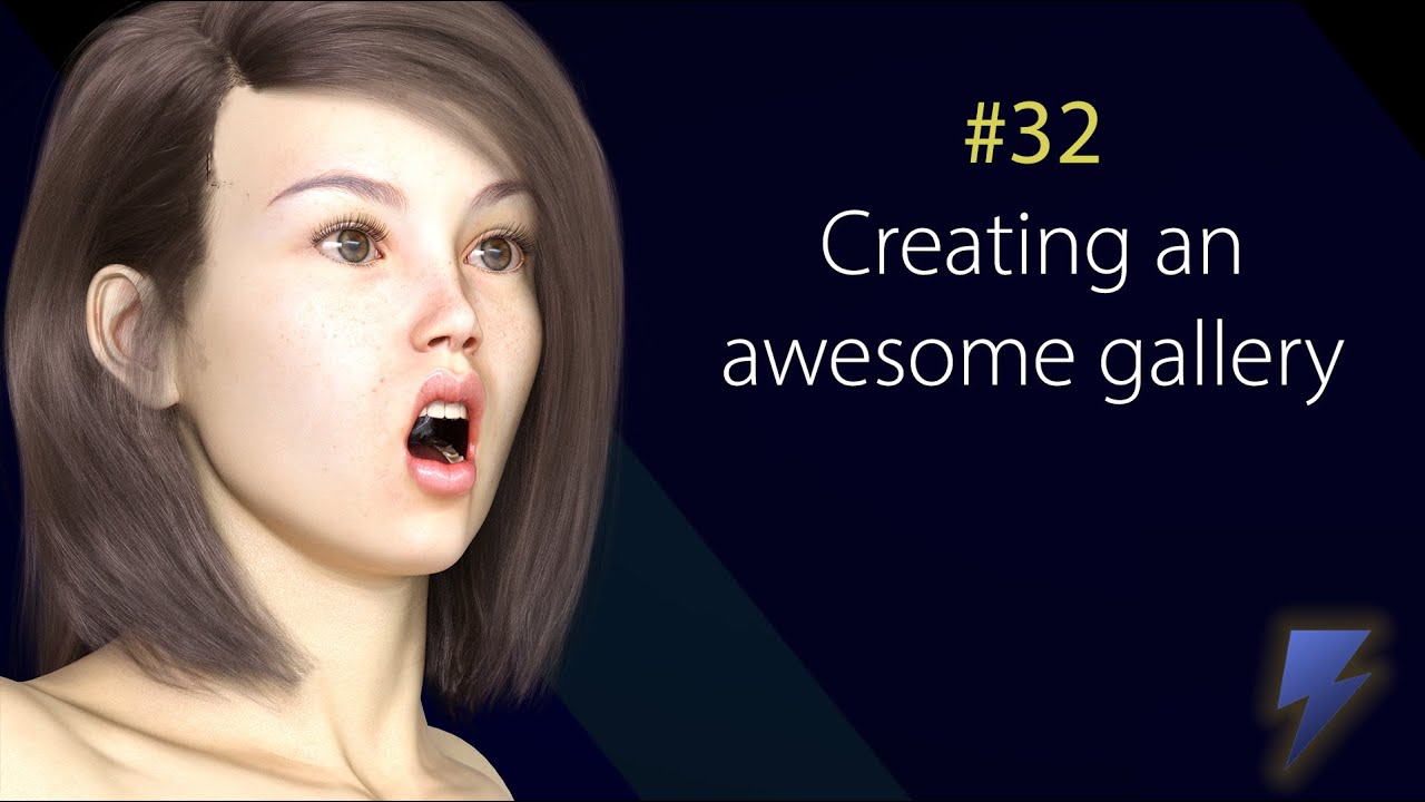 Ren'Py #32 Creating an awesome gallery in the Main menu