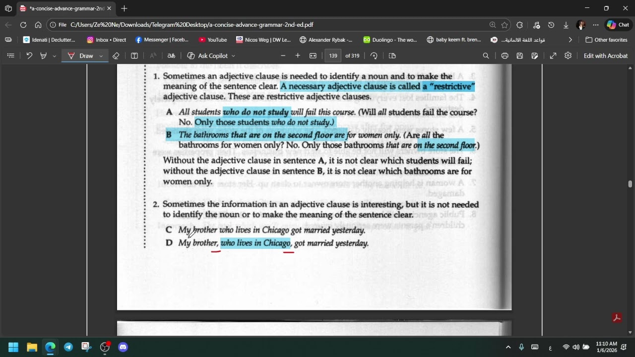 Adjective Clause