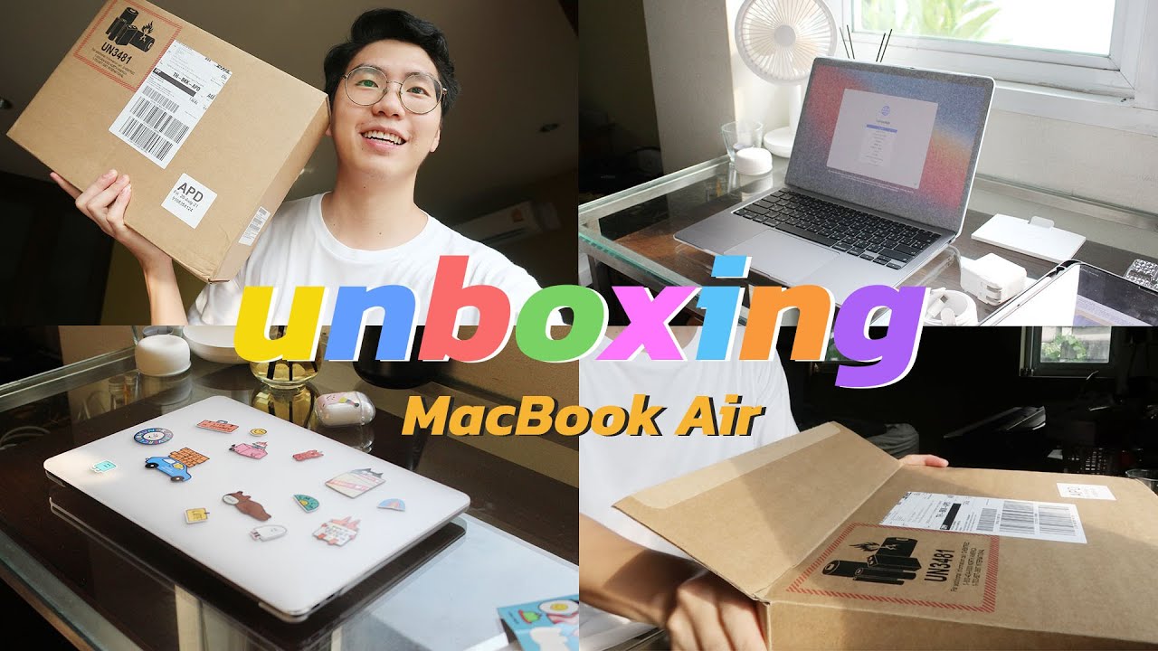 unboxing 📦 macbook air m1 - space grey  เพิ่งเคยเปิดกับเขา รอของ 11 วัน I popsoji