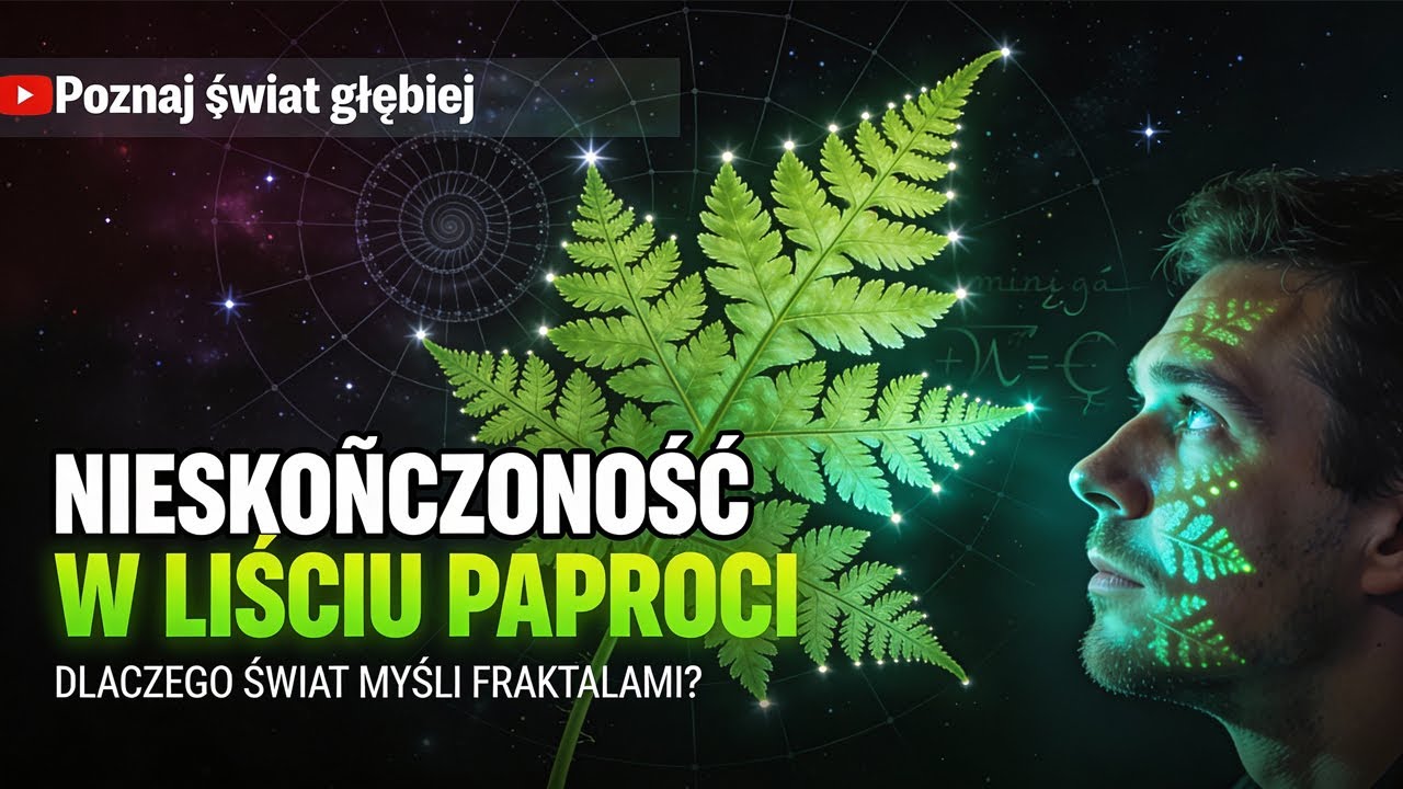 Nieskończoność w liściu paproci - Dlaczego wszechświat myśli fraktalami.