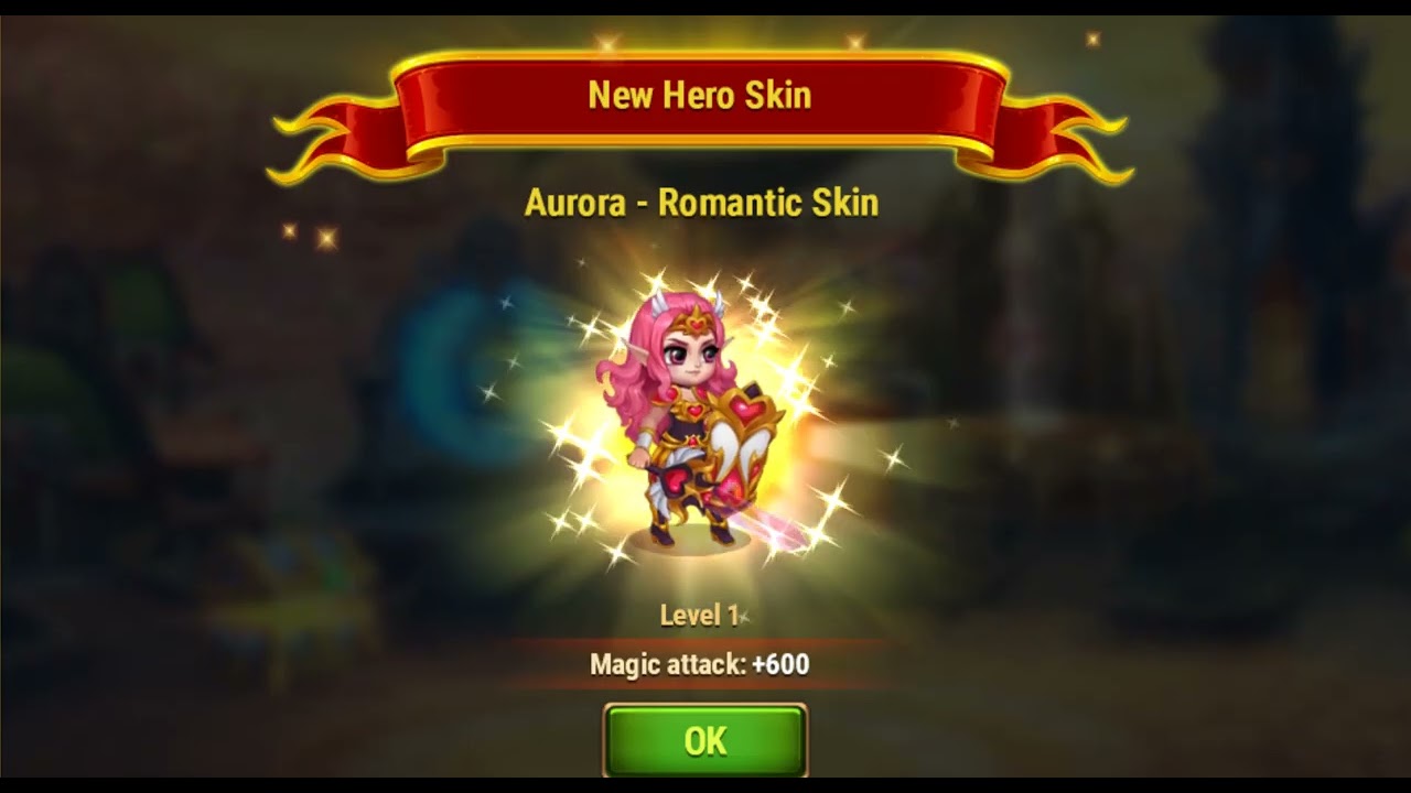 Unlock Romantic Skin for Aurora #HeroWars