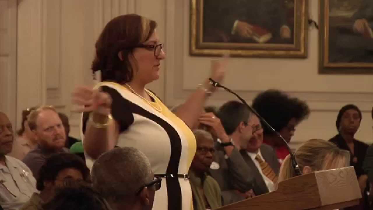 Andrea Composto testifies before the New York Commission on Statewide Attorney Discipline