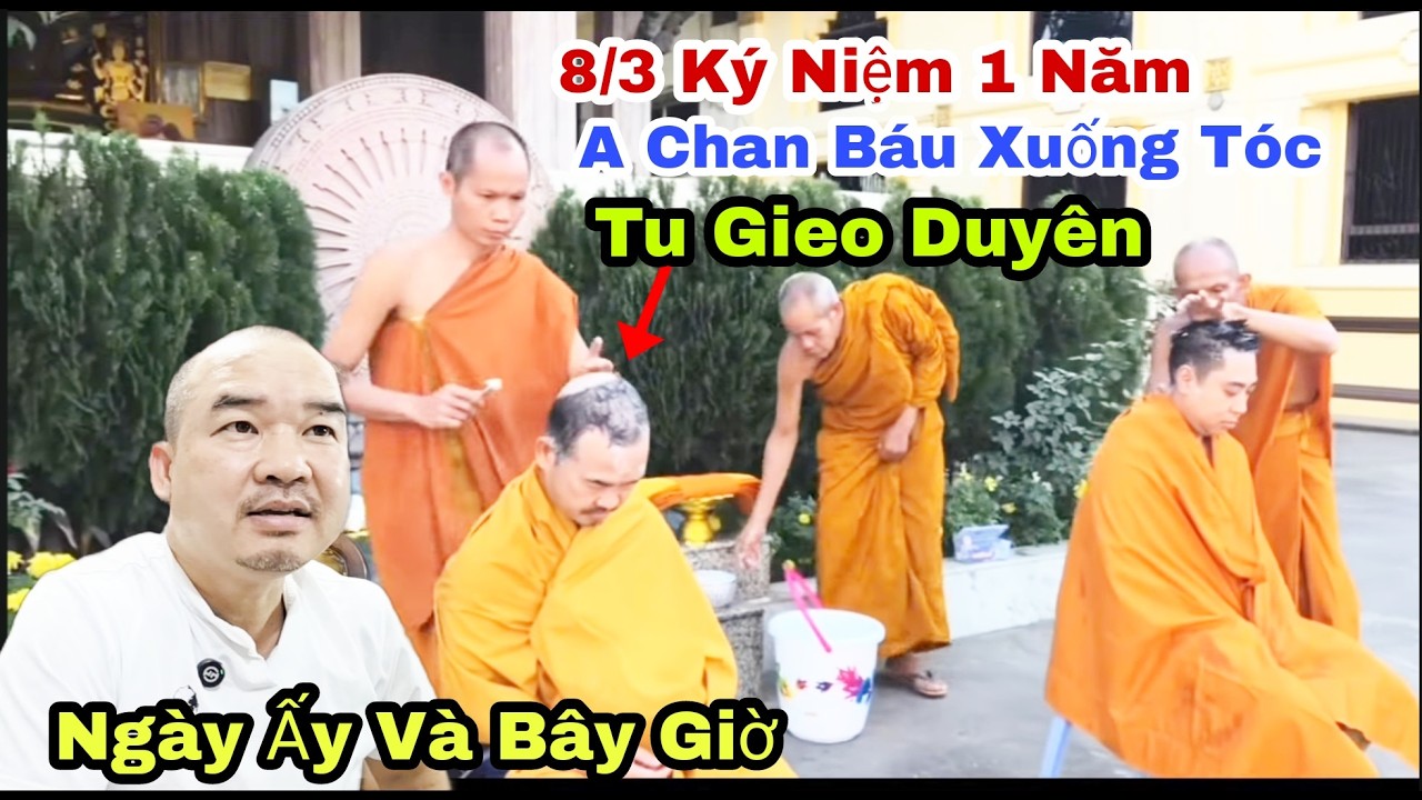 8/3 Đo&agrave;n Văn B&aacute;u  C&oacute; Mặt Tại Ch&ugrave;a Chia Sẻ Kỷ Niệm 1 Năm Xuống T&oacute;c Tu Gieo Duy&ecirc;n Ng&agrave;y Ấy V&agrave; B&acirc;y Giờ