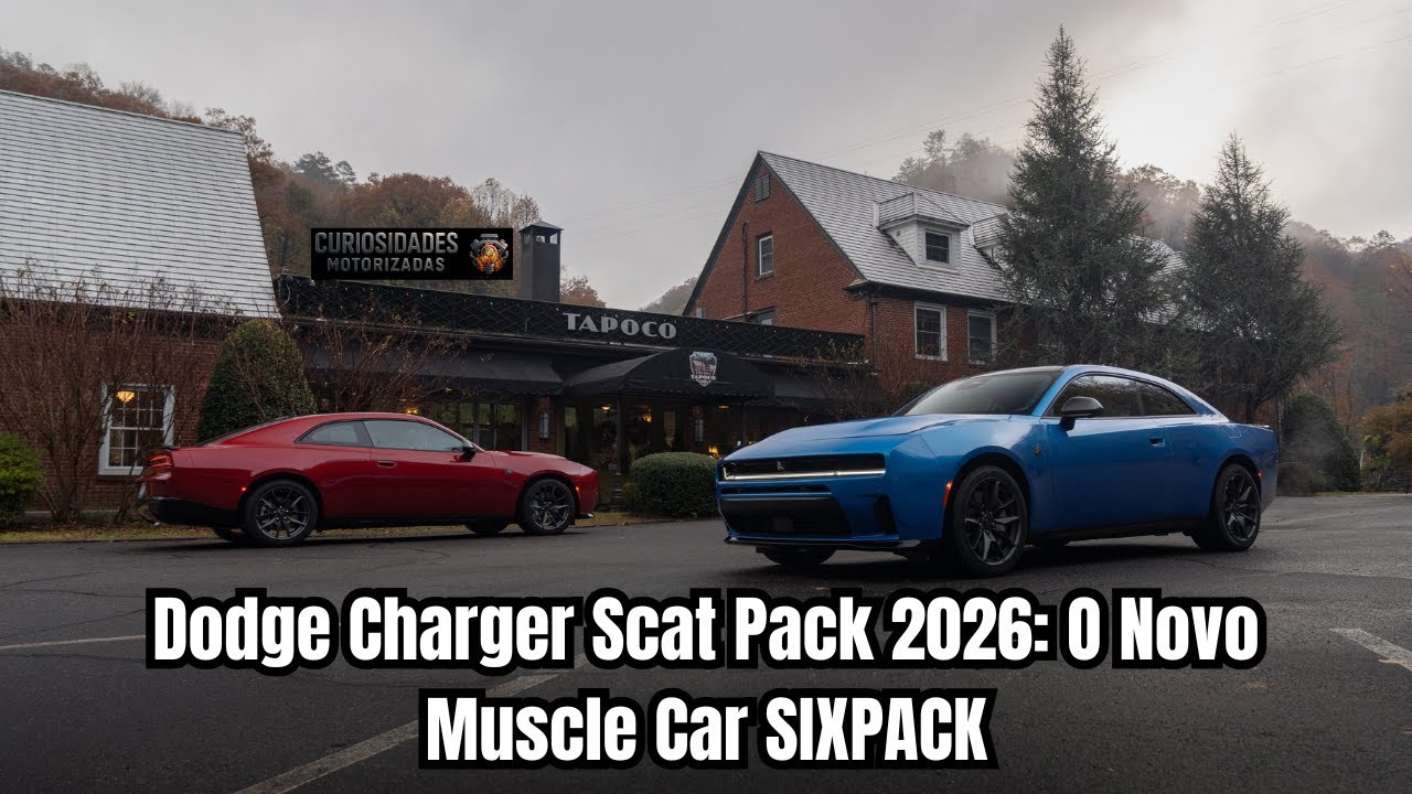 Dodge Charger Scat Pack 2026: O Novo Muscle Car SIXPACK