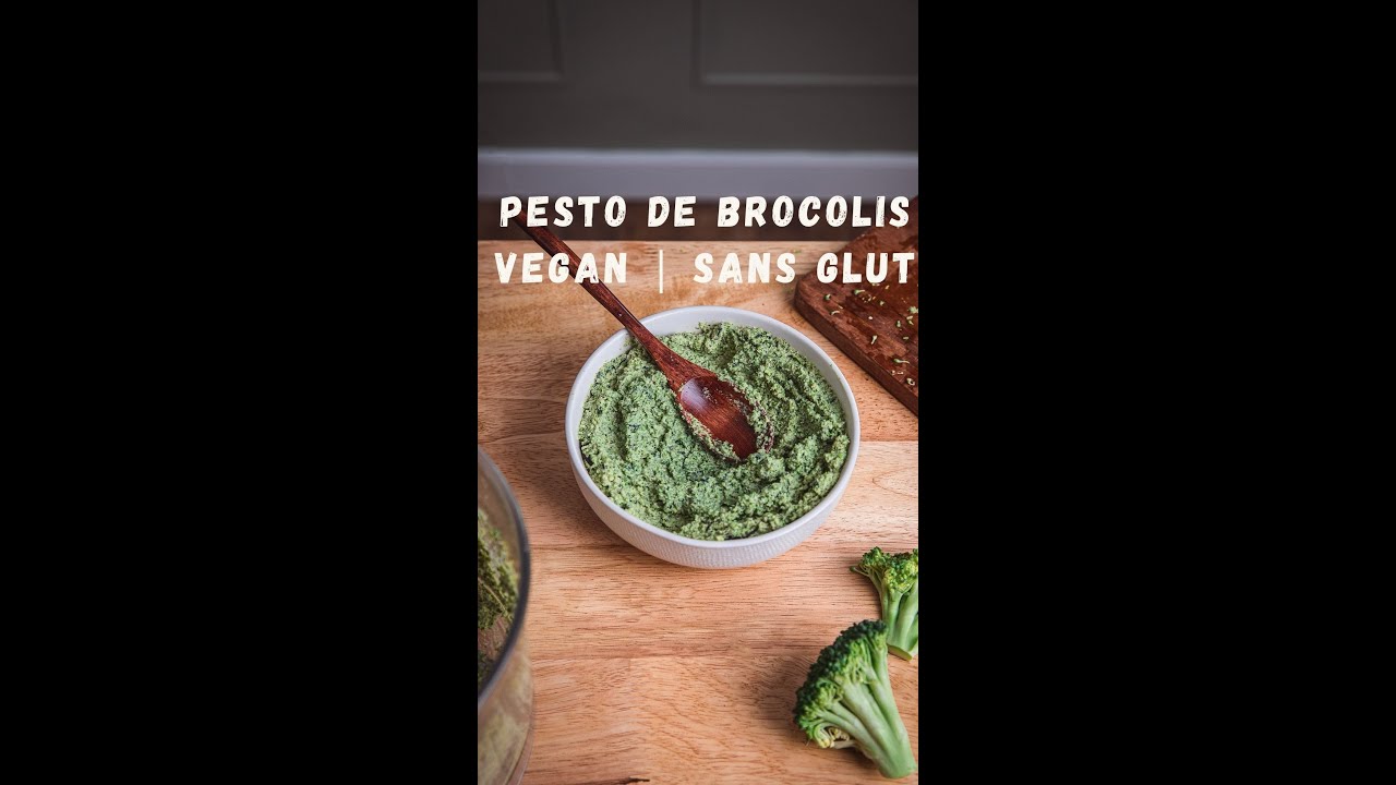 PESTO CRU DE BROCOLIS | Vegan & Sans gluten | The Greenquest