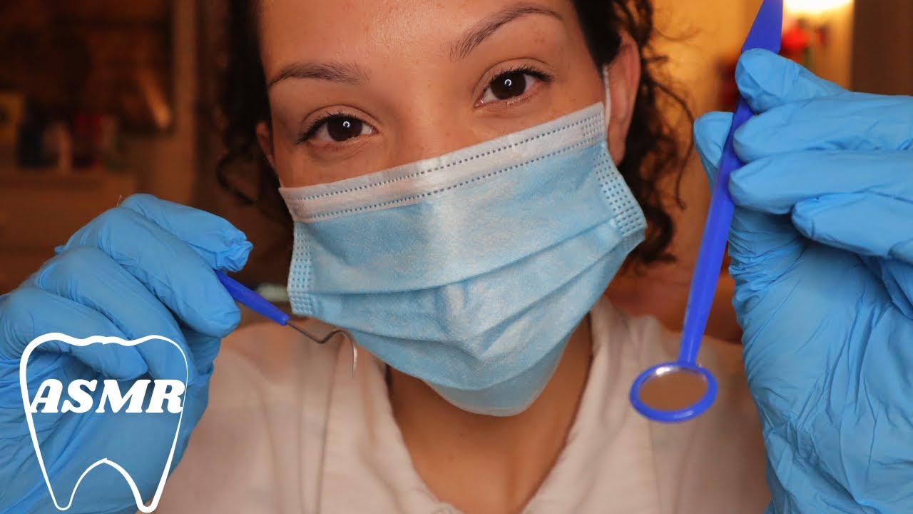 ASMR Relaxing Dental Cleaning | Scraping, Glove Sounds, and More.