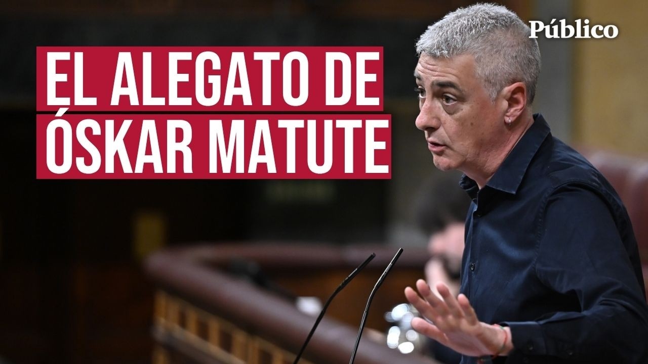 La lecci&oacute;n de &Oacute;SKAR MATUTE a la derecha de Junts y Vox en el Congreso sobre impuestos y clase social