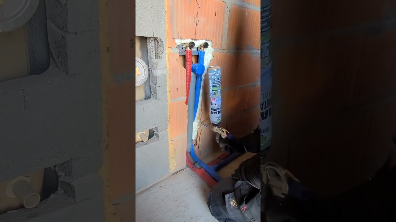 Montaż instalacji wody użytkowej / Utility water instalation #hydraulik #plumber