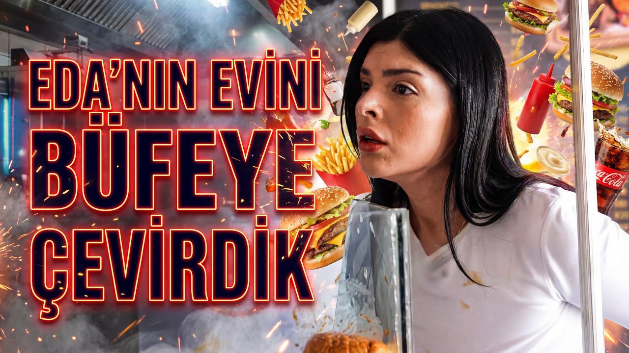 EDA BİÇİM ‘İN EVİNİ GİZLİCE BÜFEYE ÇEVİRDİK ! w/@bicimali