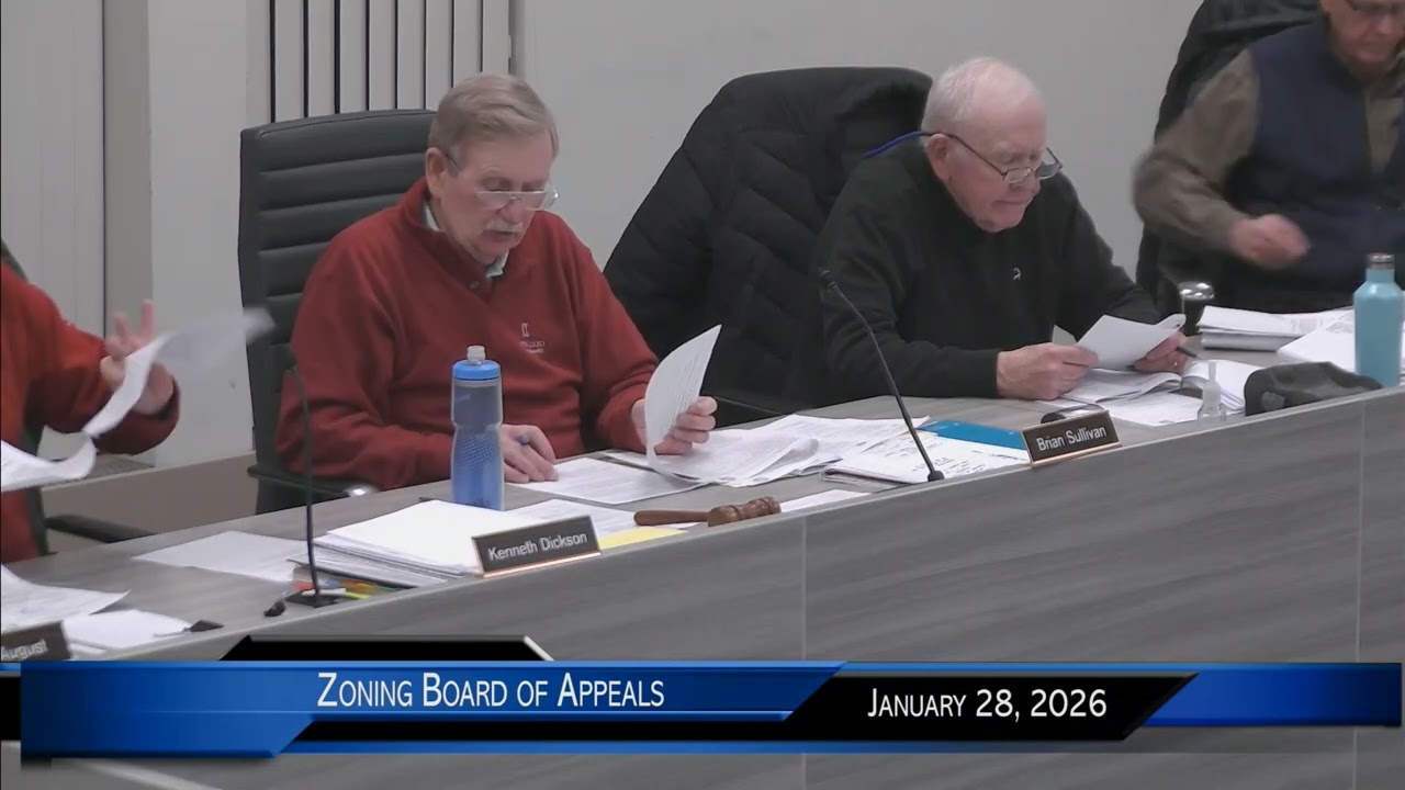 Zoning Board of Appeals Meeting January 28, 2026
