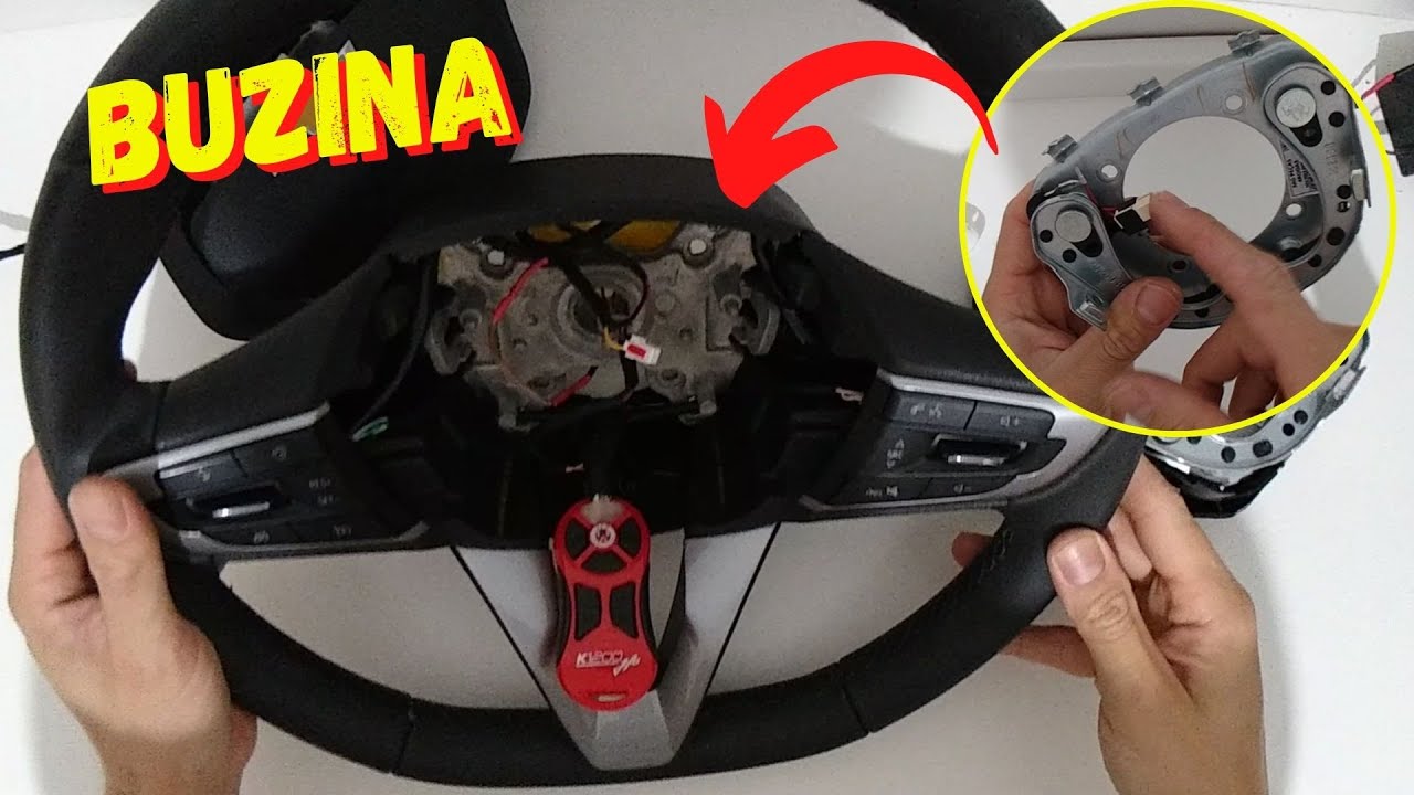Instalando buzina no volante do Onix plus 2020 no celta G1