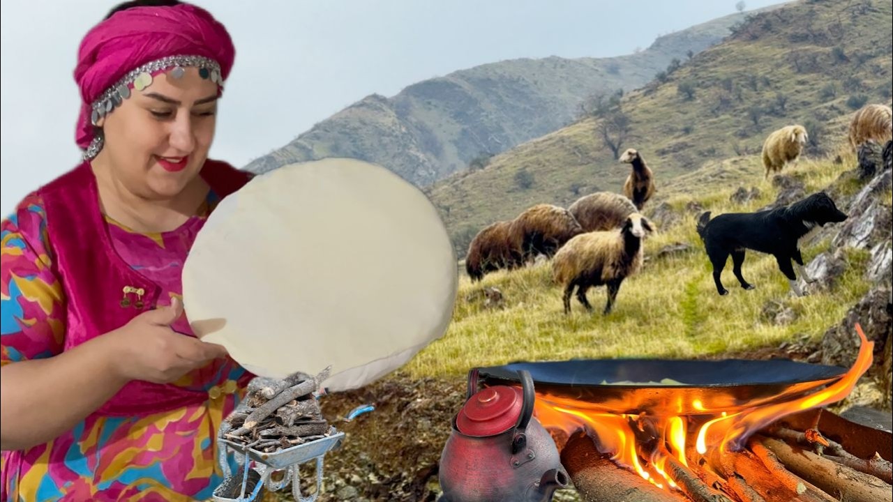 Real Village Life in Iran : From Spring Water to Firewood Bread &ndash; Traditional Outdoor Cooking 🔥🛖