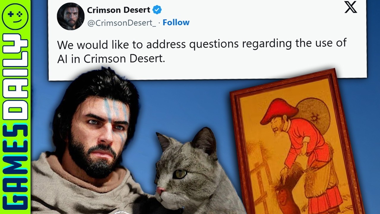 Crimson Desert Gets Caught Using AI - Kinda Funny Games Daily 03.23.26