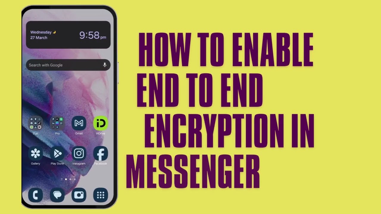How To Enable End To End Encryption in Facebook Messenger - 2024