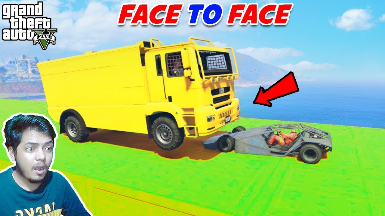 Car Vs Car 99.9911% People Cannot Win This Face To Face Race in GTA 5