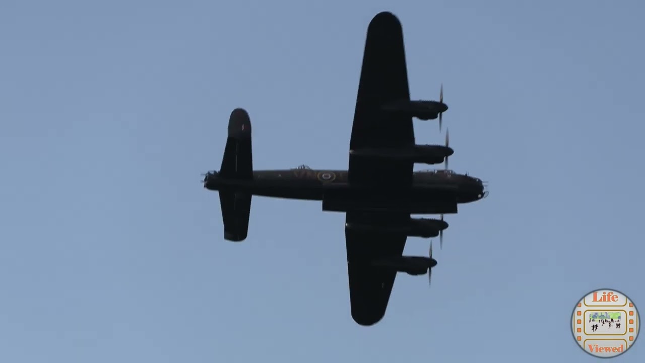 BBMF  Lancaster  Morning of 25th April 2023 at RAF Coningsby