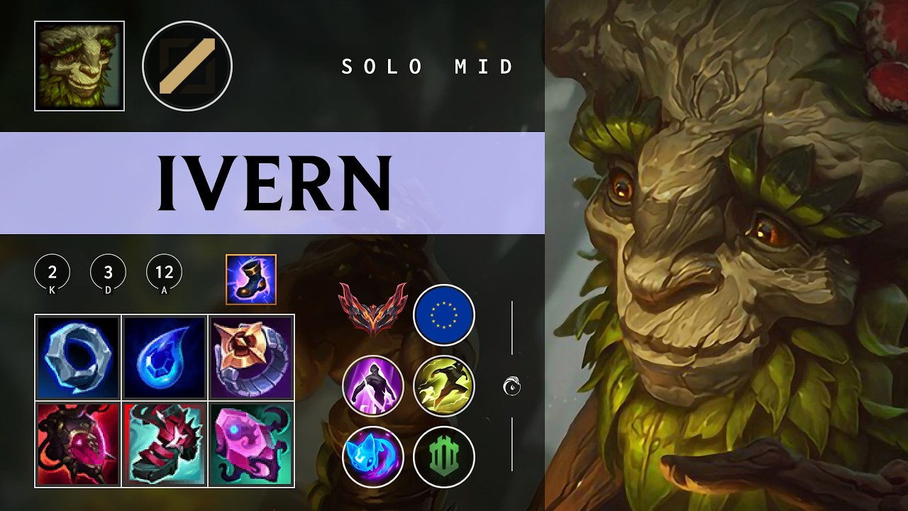 Ivern Mid vs Anivia - EUW Grandmaster Patch 26.03