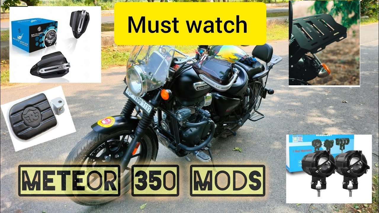 Необходимые модификации для вашего Royal Enfield Meteor 350