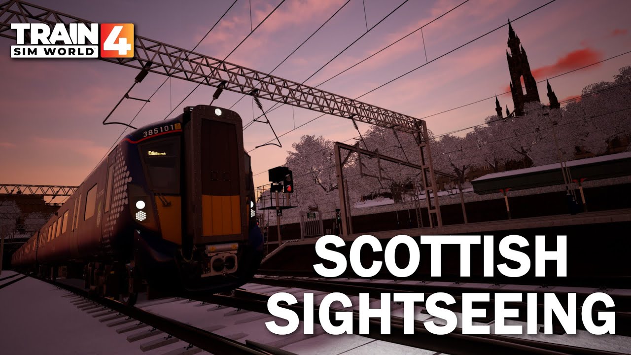 ШОТЛАНДСКИЕ ДОСТОПРИМЕЧАТЕЛЬНОСТИ! - Scotrail Express - Train Sim World 4