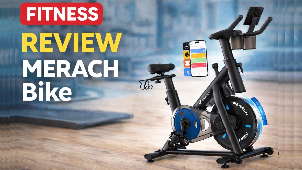 MERACH Exercise Bike Review (2026) – Is It Worth It or Just Hype? - Magnetic Black 300 Lbs Version