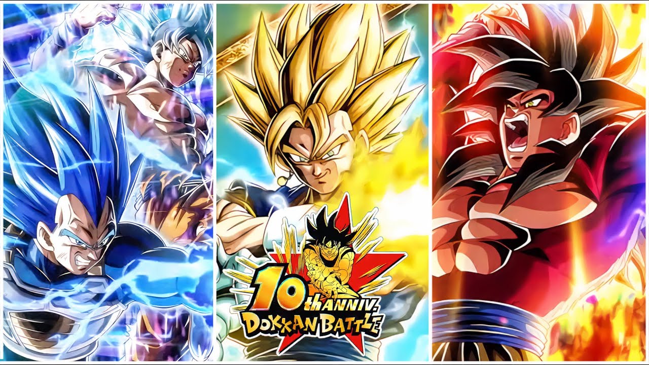 10TH ANNIVERSARY LR SUPER VEGITO & LR SSJ4 GOKU & LR SSBE VEGETA OFICIALLY REVEALED!!! Dokkan Battle