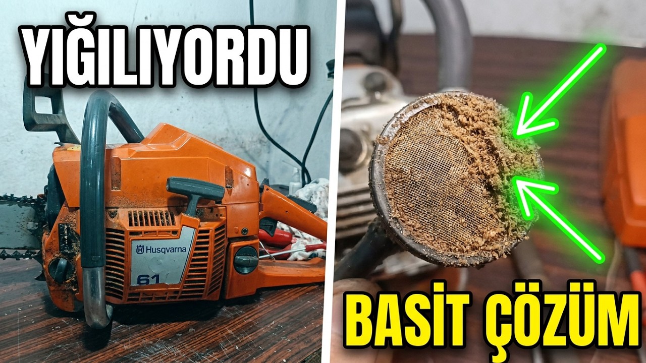 #Husqvarna 61 kesim yapaken yığılıp stop ediyordu sorunu çözdük