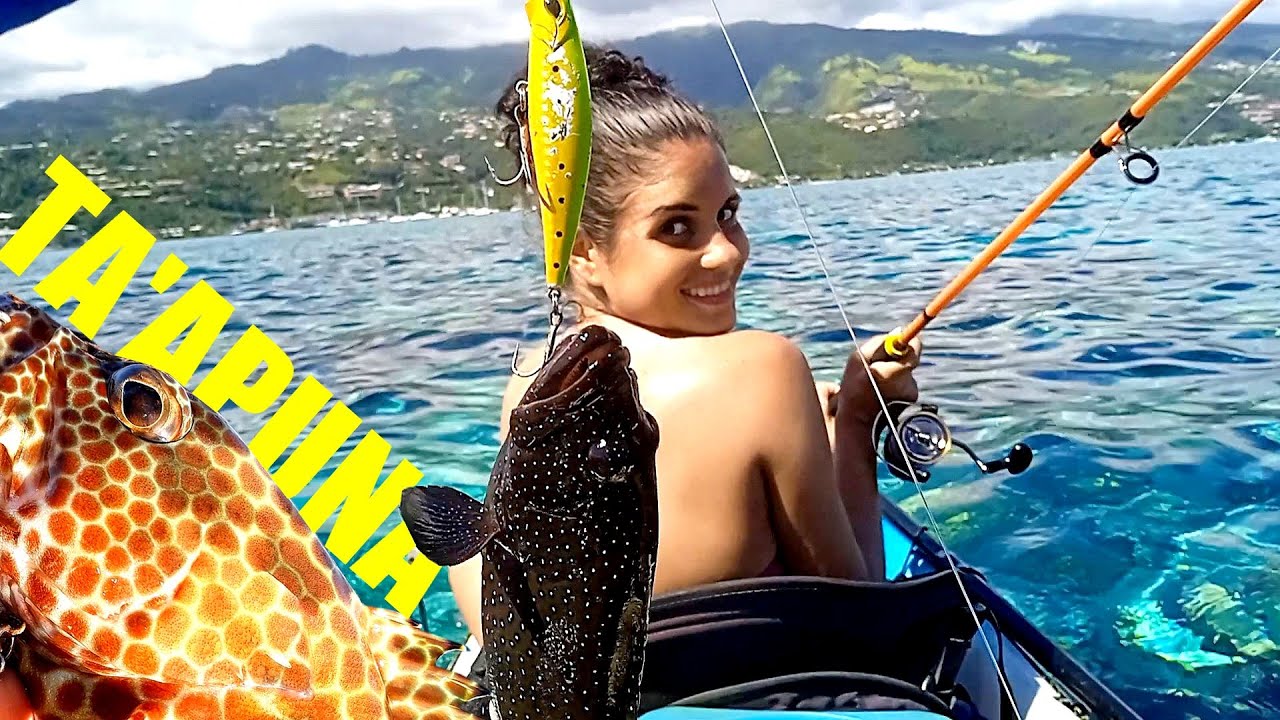 On essaye plusieurs leurres dans le lagon de Ta'apuna #pêche #tahiti