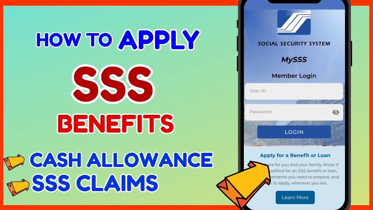 How to Apply SSS Benefits Claims Online | Paano Mag Claim ng SSS Benefits Cash Allowance?