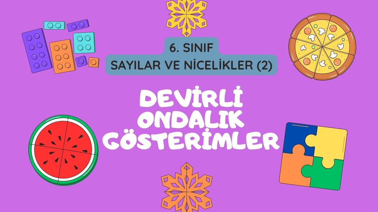 6. Devirli Ondalık Gösterimler - 6. Sınıf - Matematik - Sayılar ve Nicelikler (2)