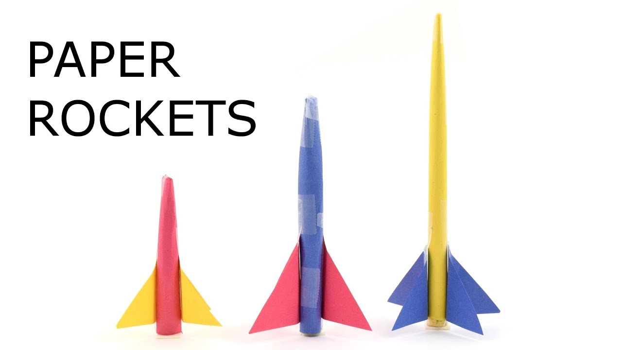 Paper Rockets - STEM Activity