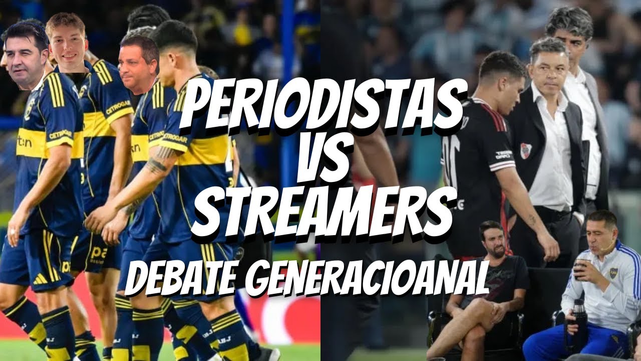 Periodistas vs Streamers por el Futbol - DEBATE FILOSOFICO sobre el Tema