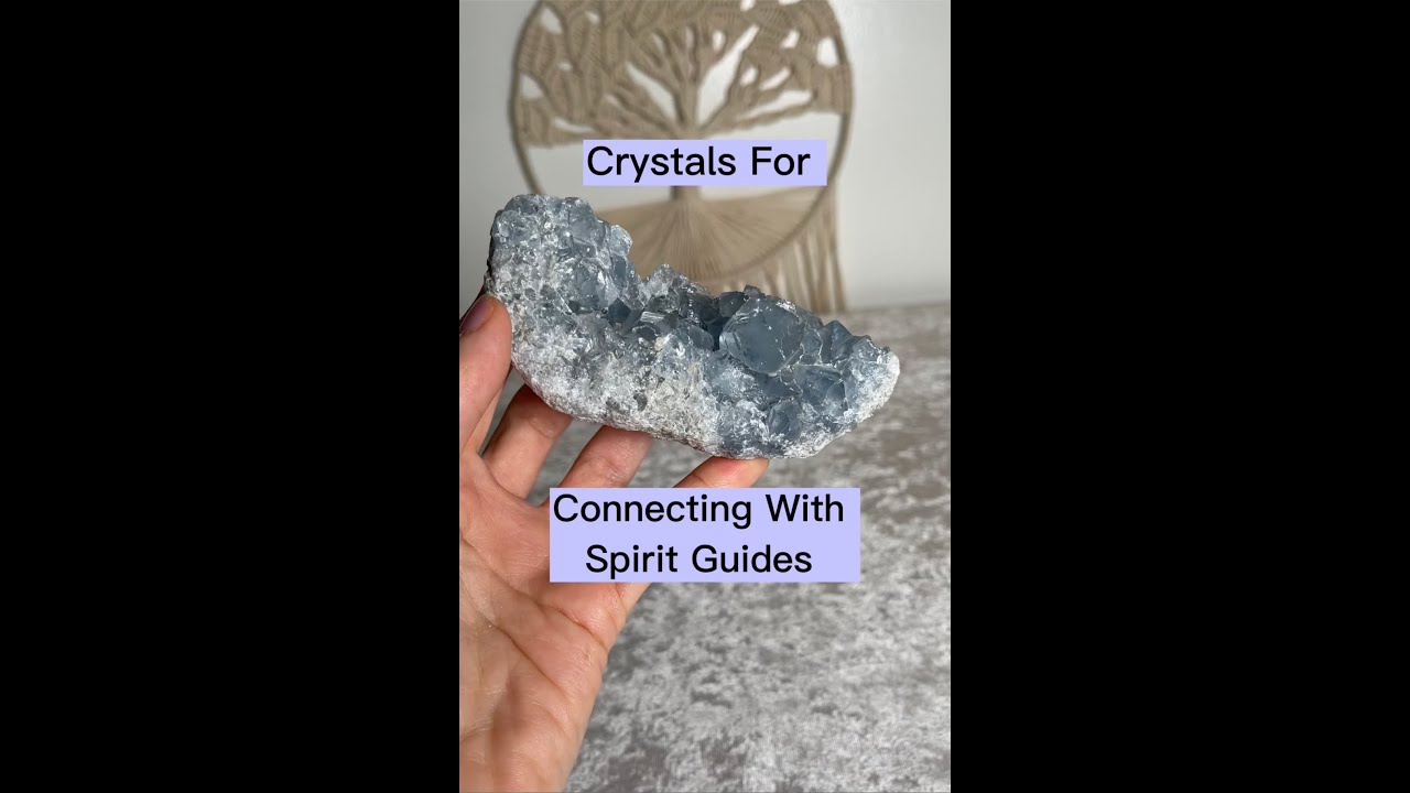 Crystals to connect with your spirit guides. #crystals #spiritguides #crystalhealing