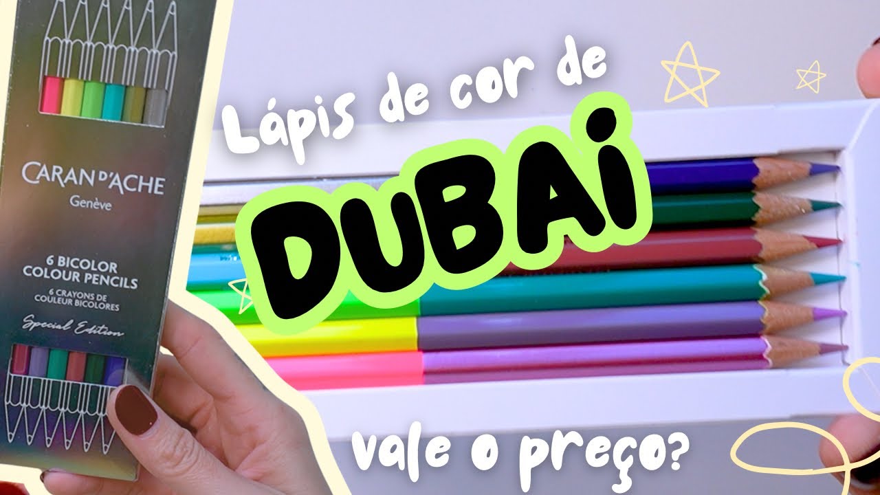 TESTANDO LÁPIS DE COR DE DUBAI MUITO CAROS - SERÁ QUE VALE O PREÇO?